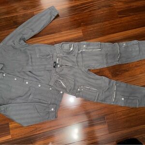 Forever 21 Charcoal Textured Pants